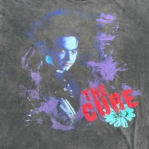 The Cure The Prayer Tour VTG 1989 2 side print single stitch tee Black one size